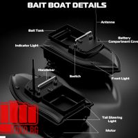 Лодка за захранка V050 обхват до 500м RC Bait Boat Flytec, снимка 5 - Стръв и захранки - 45853304