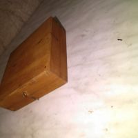 Дървена кутия отгоре остъклена 120х120х37мм, снимка 5 - Декорация за дома - 45374805