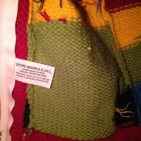 Бебешка жилетка ръчно плетена за бебе до 1 г маркова 50 % вълна Перу елфи качулка  нова , снимка 12 - Жилетки и елечета за бебе - 45375391