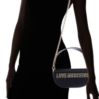 LOVE MOSCHINO 🍊 Дамска кожена чанта "BLACK & GOLD" нова с етикети, снимка 5 - Чанти - 45494551