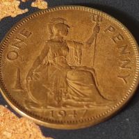 Монети Великобритания - [1938,1940,1947] Крал Georgivs VI, снимка 5 - Нумизматика и бонистика - 43905468