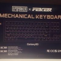 Нова Гейминг Клавиатура EPOMAKER Galaxy80 с LED RGB и Hi-Fi Звук, снимка 7 - Клавиатури и мишки - 45353571