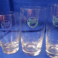 Ретро стъклени чаши с лого Балкантурист BALKAN TURIST, снимка 3 - Колекции - 44969912
