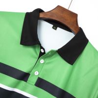 Свободна мъжка блуза с къси ръкави в изчистен стил с цветен блок, 6цвята , снимка 10 - Блузи - 45557638