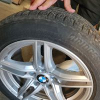 Джанти БМВ Borbet 17 с зимни гуми Bridgestone, снимка 1 - Гуми и джанти - 45700616