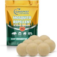 Sanspest Естествен растителен репелент против комари, мухи, бълхи, насекоми, 8 единици, снимка 1 - Други стоки за дома - 45781733