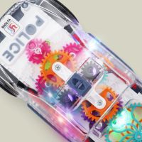 Музикална и светеща, прозрачна, полицейска кола играчка за деца, снимка 6 - Музикални играчки - 45699989