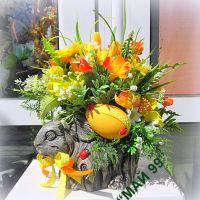 Великденски заек за градината, снимка 1 - Градински мебели, декорация  - 45266498