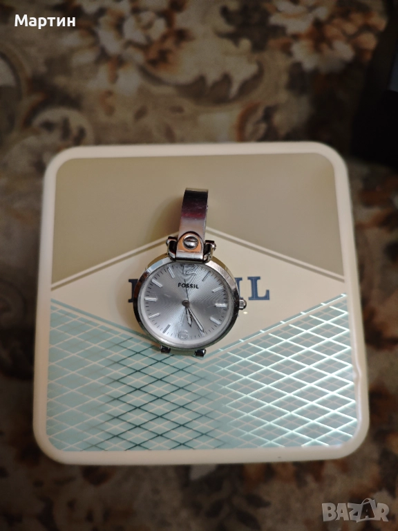 Дамски часовник FOSSIL ES3083 Georgia Steel Quartz, снимка 1