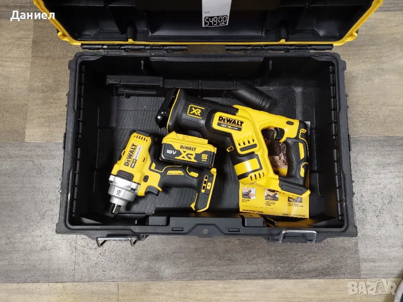 Комплект DeWalt саблен трион DCS367N + Гайковерт DCF894, снимка 1