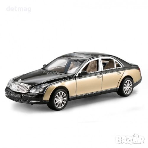 Метална количка MERCEDES MAYBACH S62 МАЩАБ 1/24 , снимка 1