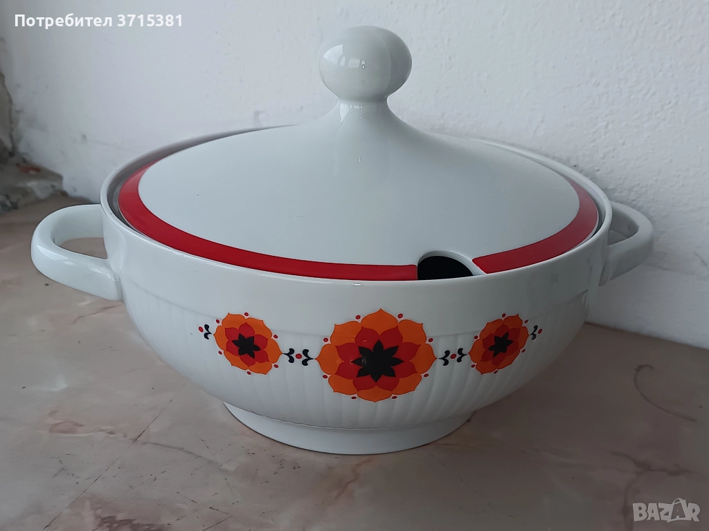 Немски порцеланов супник, снимка 1