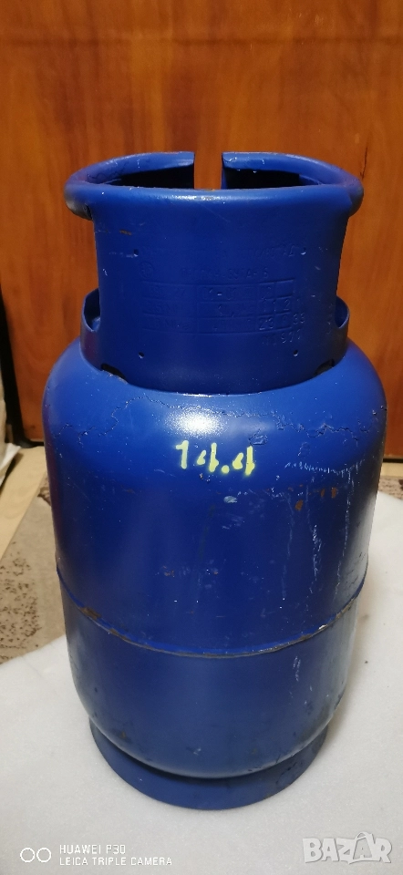 Газова бутилка синя, снимка 1