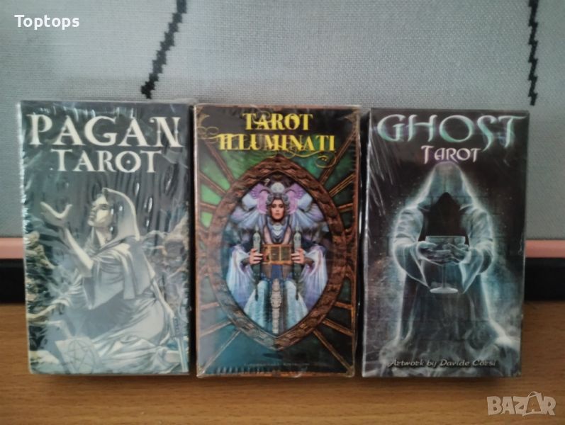 Таро карти: Tarot of Haunted House & Ghost Tarot & Illuminati Tarot, снимка 1