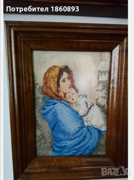 Мадона Феручи гоблен, снимка 1