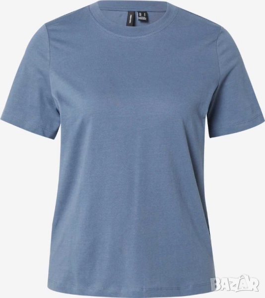 Дамска тениска Vero Moda, 100% био памук, Пепеляво синьо, XL, снимка 1