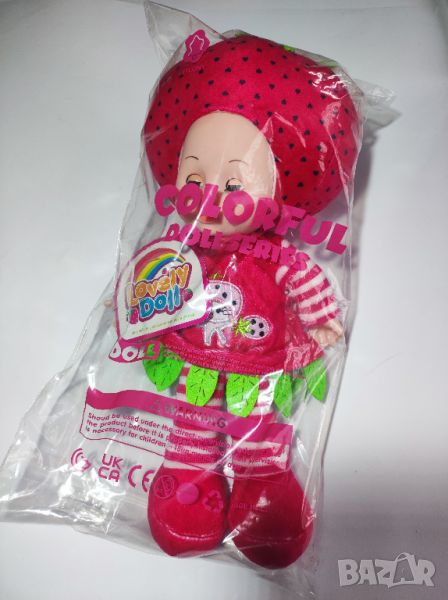 Кукла "Ягодов сладкиш". Прибл. височина 32 см., снимка 1