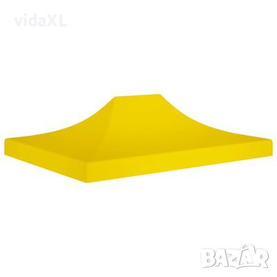 315374 vidaXL Party Tent Roof 4,5x3 m Yellow 270 g/m²（SKU:315374, снимка 1