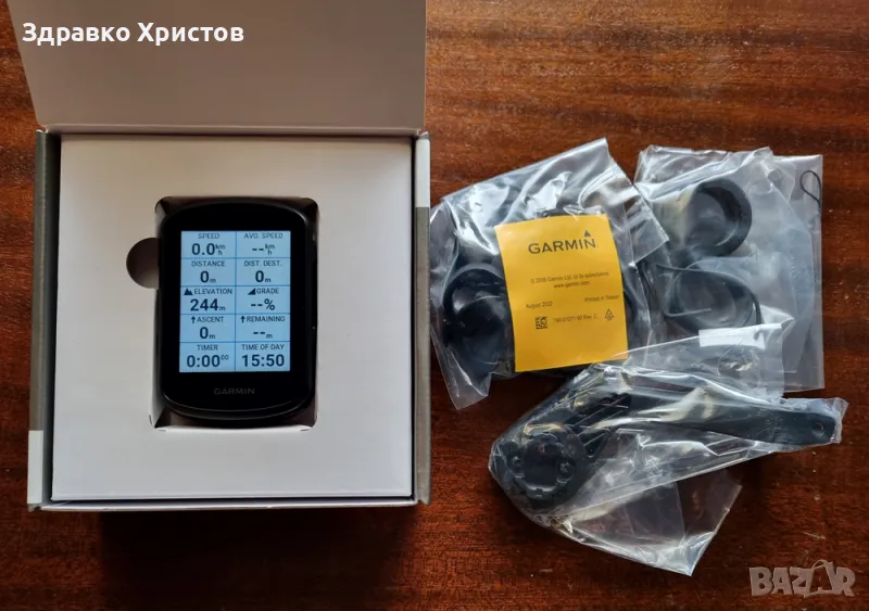 Велокомпютър Garmin Edge 840 с опция датчик за скорост, снимка 1