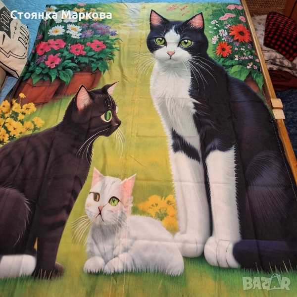 Нови завески с котета, снимка 1