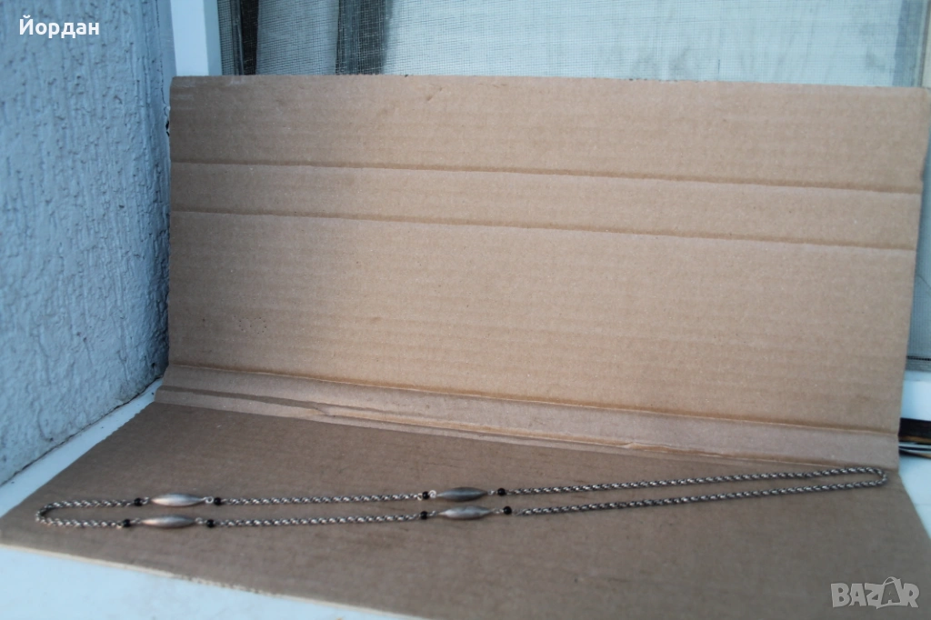 Дамски сребърен гердан 0,925, снимка 1