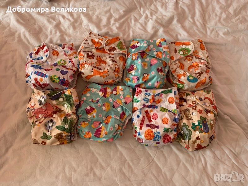 Регулируеми Пелени За Многократна Употреба Джоб + Вложка от 4 до 15 кг, снимка 1