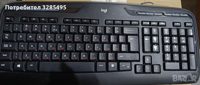 Клавиатура Logitech K330, снимка 1