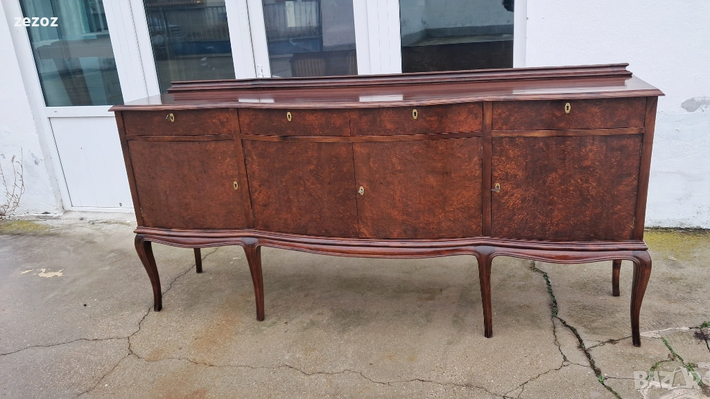 Ретро шкаф бюфет масив, снимка 1