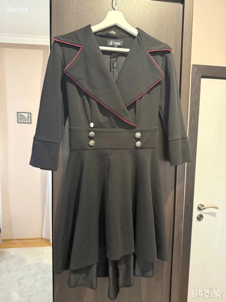 Дамска черна рокля, снимка 1