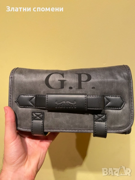 Персонализиране на кожена чанта с инициали, снимка 1