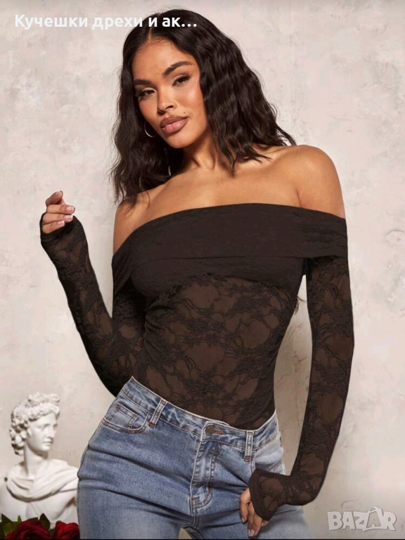 Дамски топове с дълъг ръкав, снимка 1