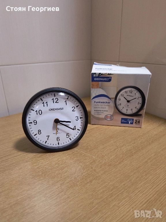 Чисто нов часовник будилник IDEENWELT, снимка 1
