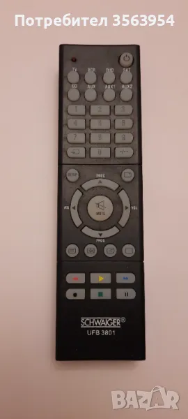 Универсално дистанционно SCHWAIGER UFB 3801 031, снимка 1
