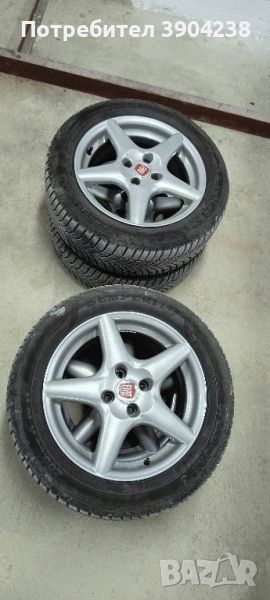 Джанти Fiat, Renault, Dacia R16 4x100 с гуми 205/55/16, снимка 1