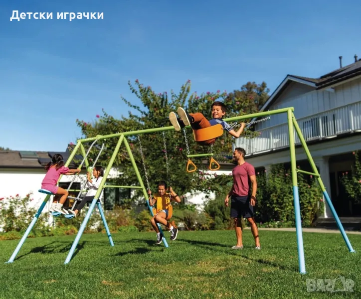 Комбинирана детска люлка Intex, 4в1, 467x254x211см, сглобяема, градинска люлка , снимка 1