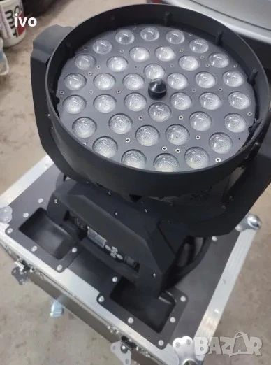 2бр. Moving head 36x18 wash + кейс, снимка 1