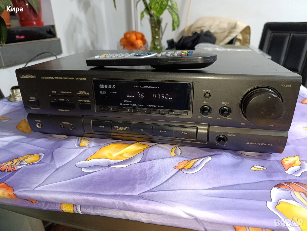 Stereo Receiver Technics SA-GX180, снимка 1