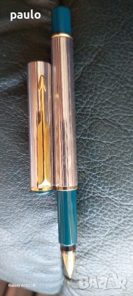 Parker Vintage писалка Посребрена, снимка 1