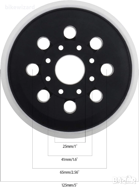 Основа за виброщлайф  125 мм НОВА, снимка 1