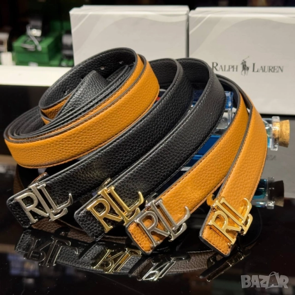 колани от естествена кожа в кутия Ralph laurent , снимка 1