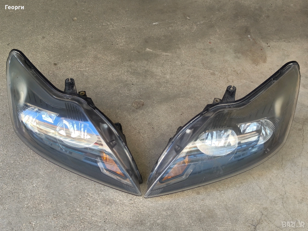 Черни фарове Ford Focus MK2 facelift 2008-2011г., снимка 1
