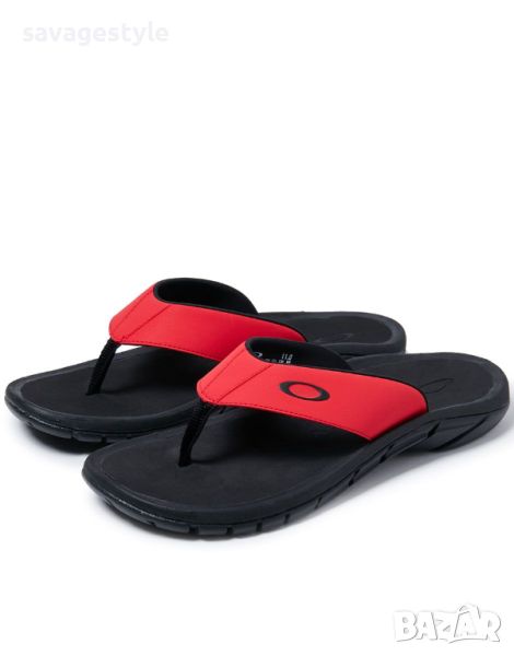 Мъжки чехли OAKLEY Super Coil Flip Flops Red/Black, снимка 1