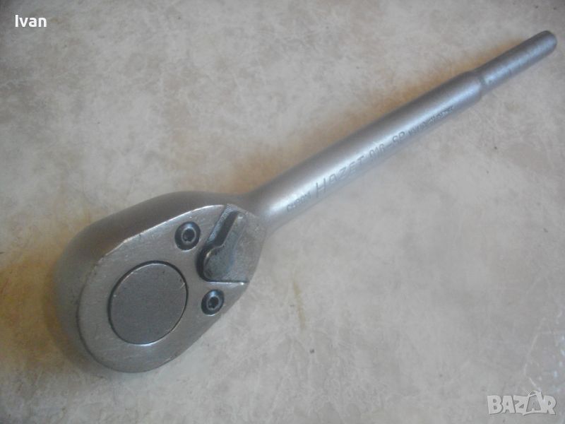 Тресчотка HAZET 916-SP-WEST GERMANY-Оригинална Профи Тежки Натоварвания-260мм/захват 1/2"/0,8 кг, снимка 1