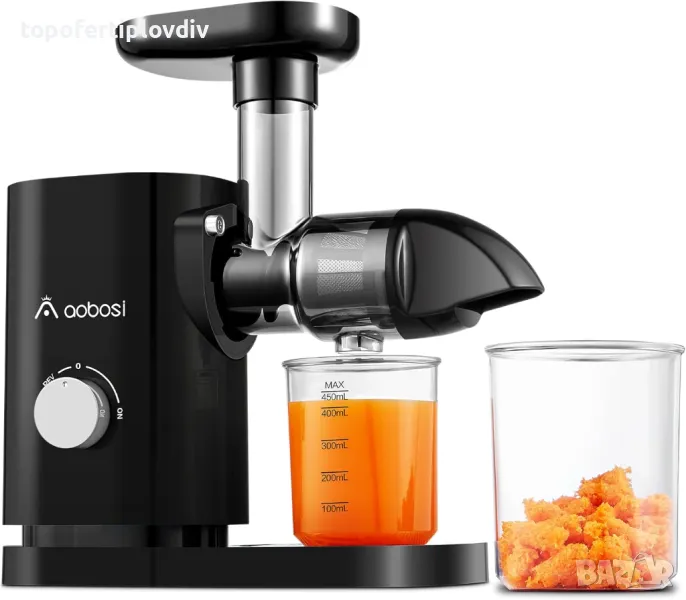 Сокоизтисквачка бавнооборотна AOBOSI Juicer,Гаранция, снимка 1