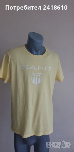 GANT Cotton Mens Size L НОВО! ОРИГИНАЛ! Мъжка Тениска!, снимка 1