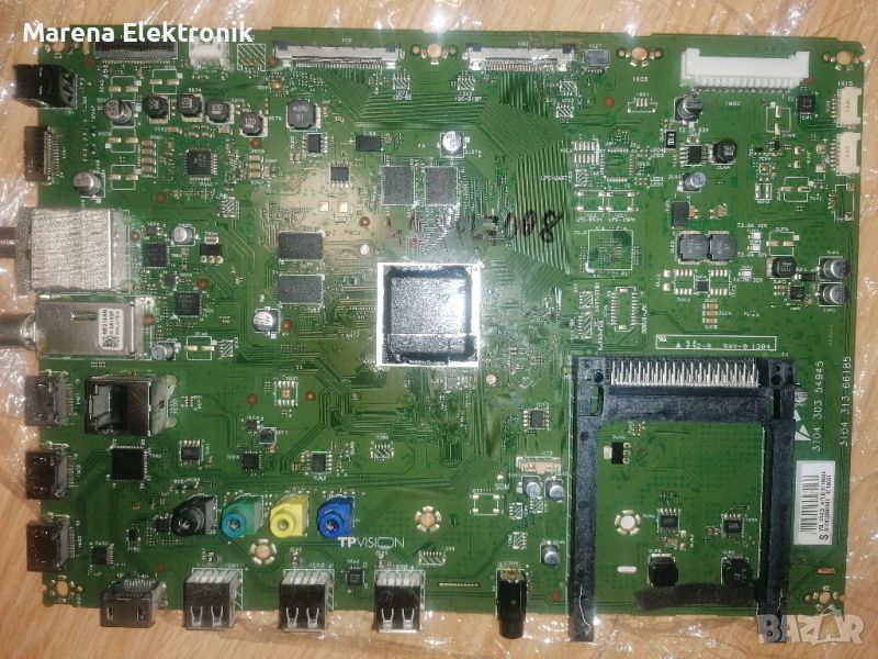 M.Board: 3104 303 54945 /   3104 313 66185, PS: FSP140-4F501 от Philips 42PFL7008S/12, снимка 1