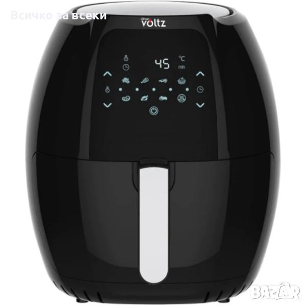 Промоция - Фритюрник AirFryer Voltz OV51980F 1800W, 7.7L, 2 ГОДИНИ ГАРАНЦИЯ, снимка 1