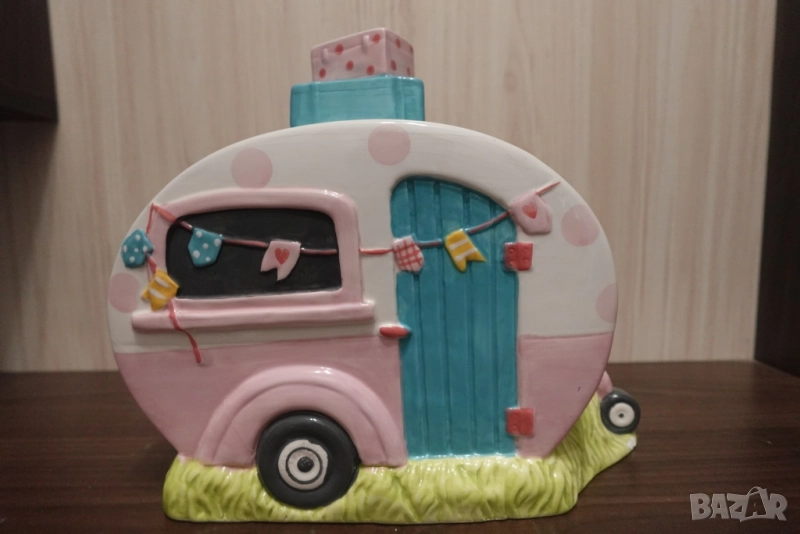 Декоративна керамична каравана , снимка 1