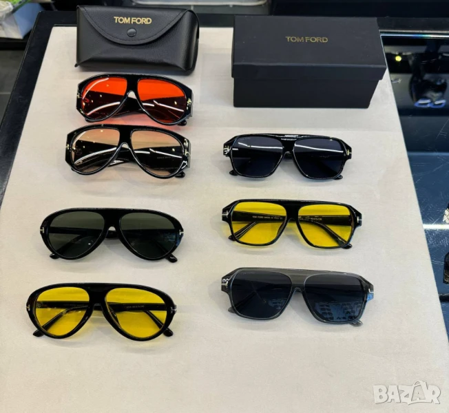 очила с черен обикновен калъф и ув защита tom ford, снимка 1
