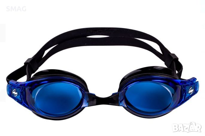 Сини силиконови морски очила за плуване 12+ години, снимка 1